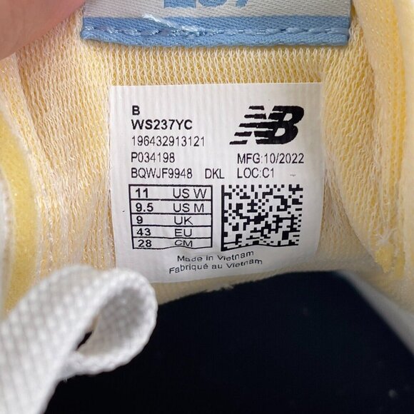 New Balance 237 Sneakers White Blue Gray Mens Size 9.5 WMS Size 11 New  NWOB - Picture 11 of 11
